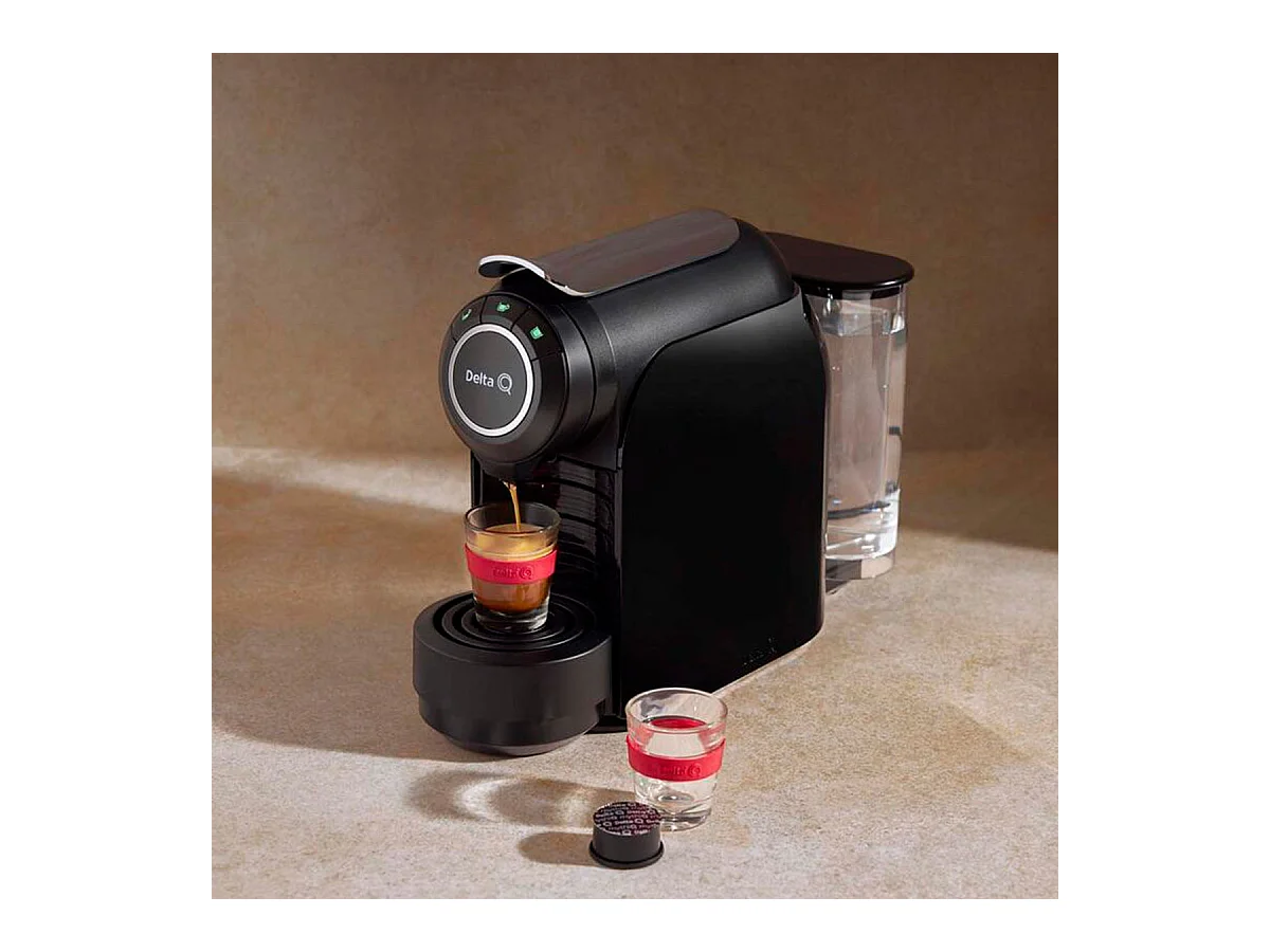 Cafetera de cápsulas Qool Evolution Delta Q 1200W 19bar 1L negro