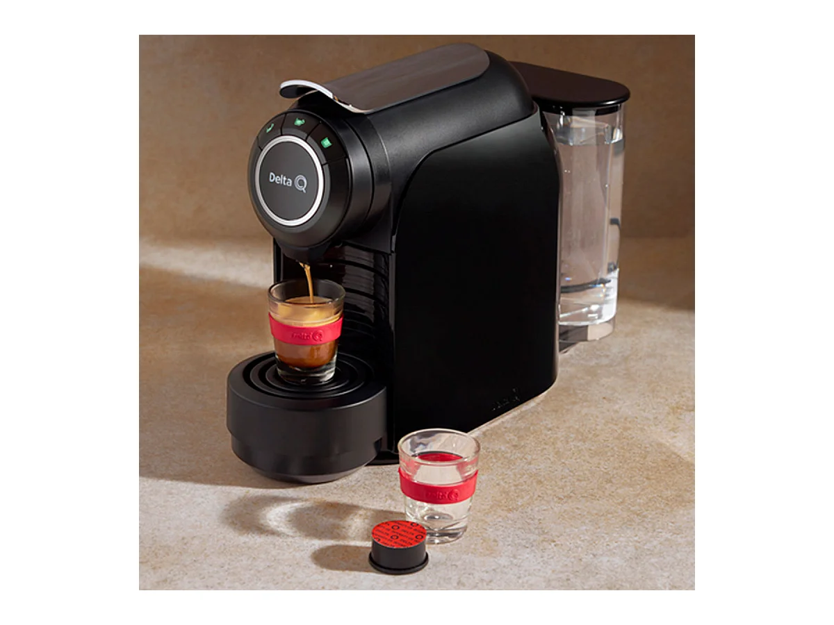 Cafetera de cápsulas Qool Evolution Delta Q 1200W 19bar 1L negro