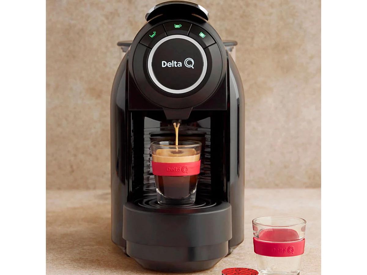 Cafetera de cápsulas Qool Evolution Delta Q 1200W 19bar 1L negro