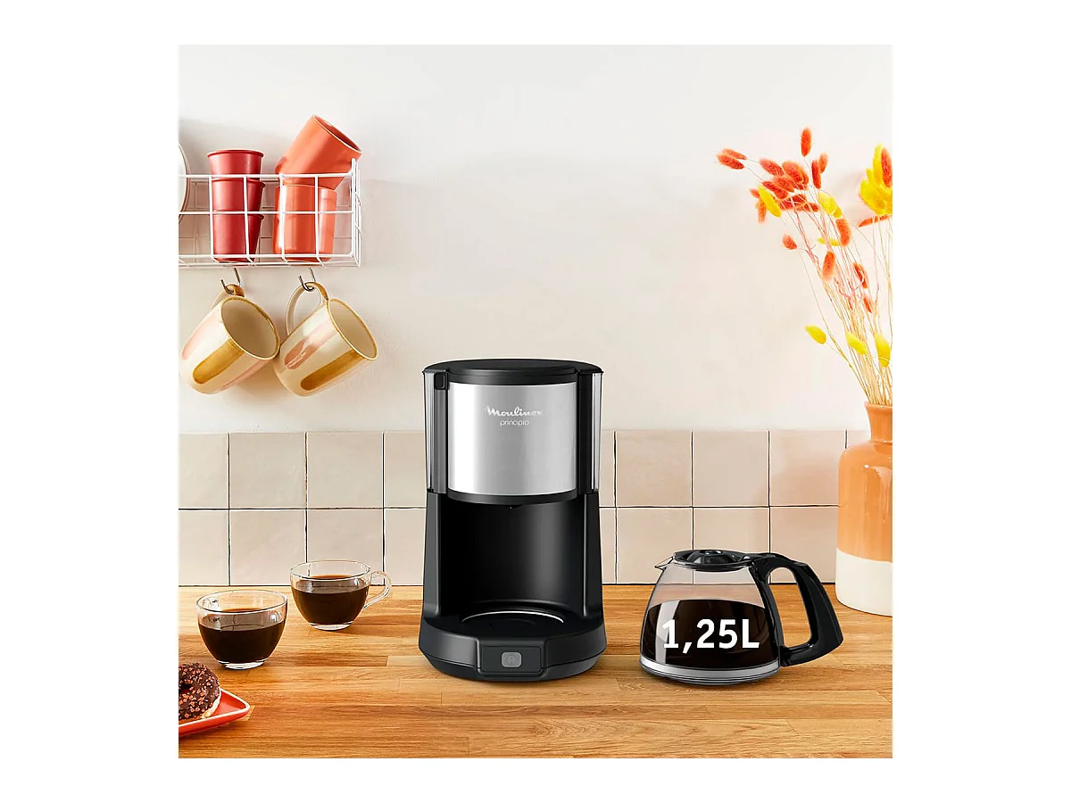 Cafetière goutte à goutte Moulinex FG370811 1,25 L Noir