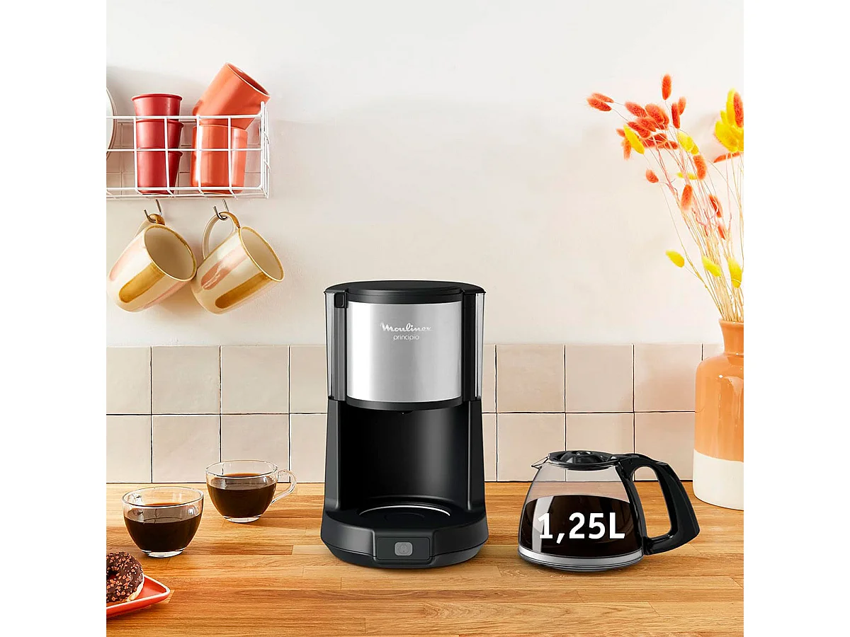 Cafetière goutte à goutte Moulinex FG370811 1,25 L Noir