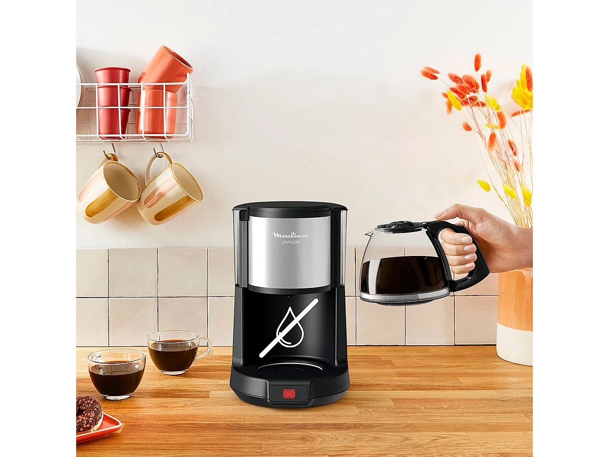 Cafetière goutte à goutte Moulinex FG370811 1,25 L Noir