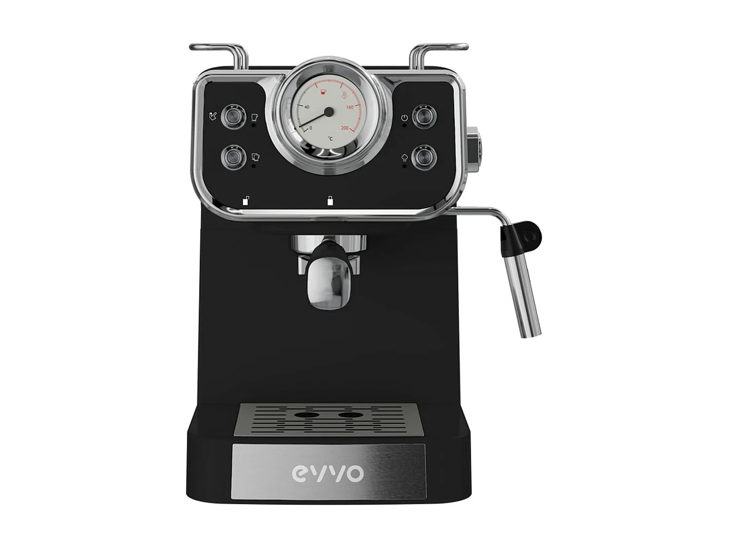Cafetera espresso Intensa Retro Evvo 15 bares 1,5L brazo doble negro