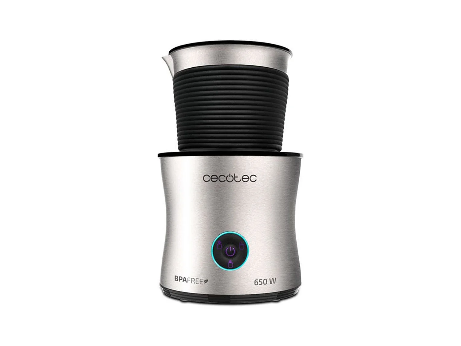 Espumador de leche Cecotec Power Moca Spume 5000 650W 4 modos inox
