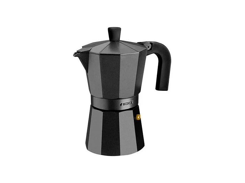 Cafetera Monix Vitro Noir 1 taza aluminio antiadherente