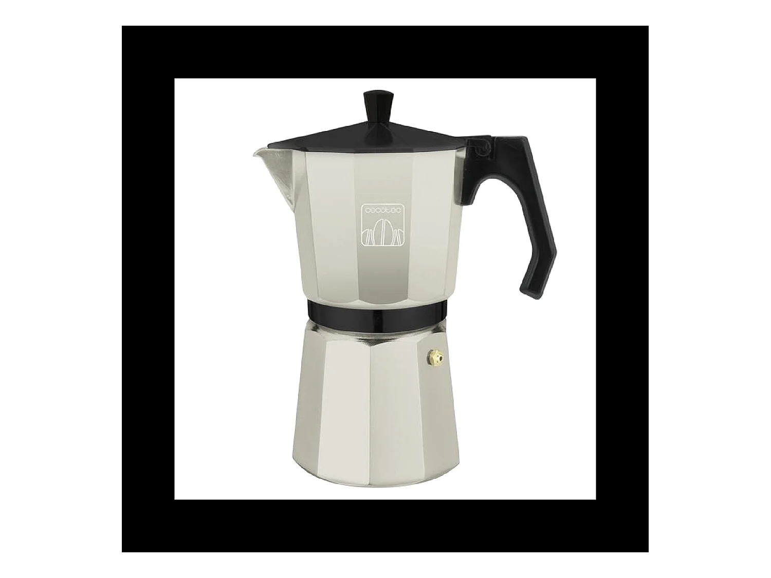 Cecotec Cafetera italiana Cumbia Mokclassic 1200 Beige