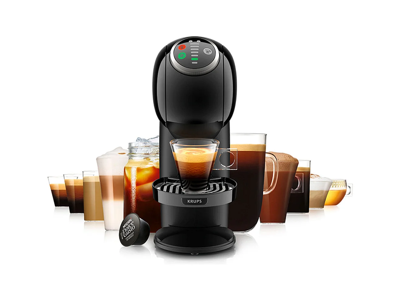 Krups Genio 2 KP3408 Macchina Automatica Manuale per espresso 0. 8 L Nero