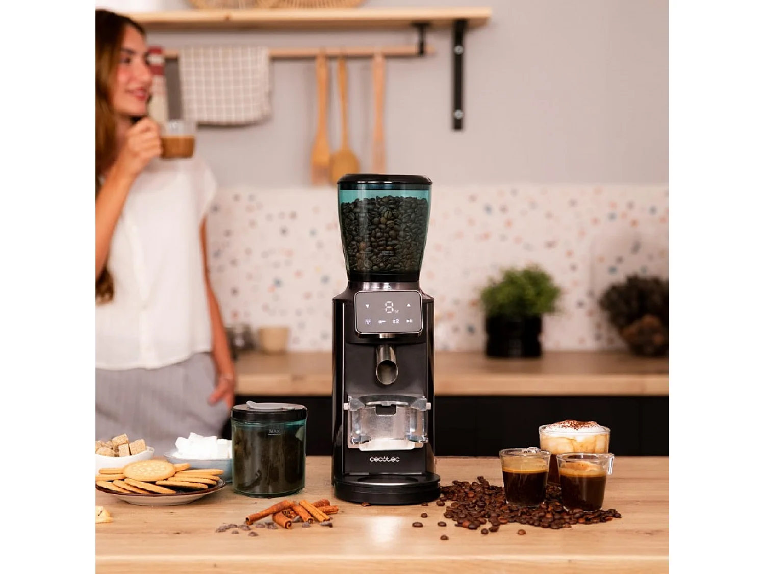 Cecotec Molinillo de café SteelMill Touch