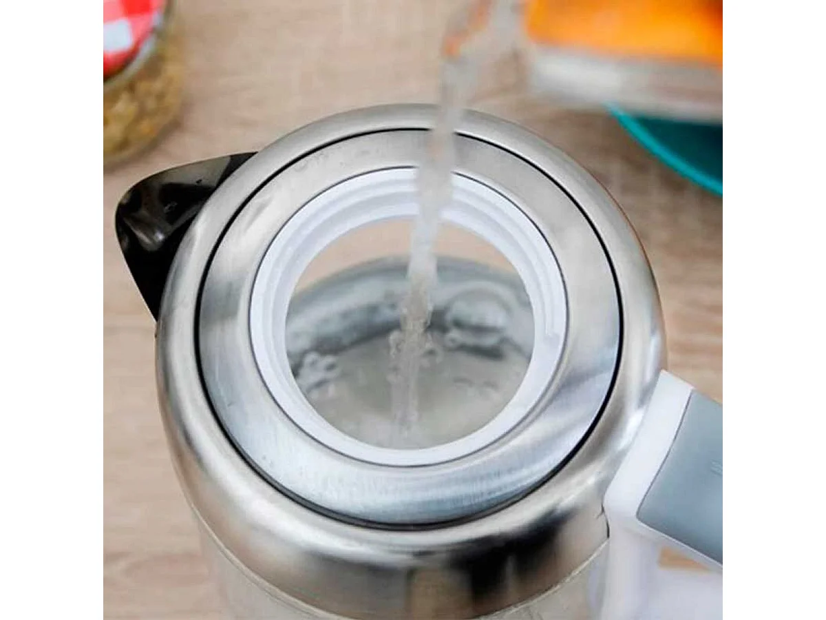 Hervidor de agua eléctrico Thermosense 370 Clear Cecotec 1,7L 2200W vidrio de borosilicato