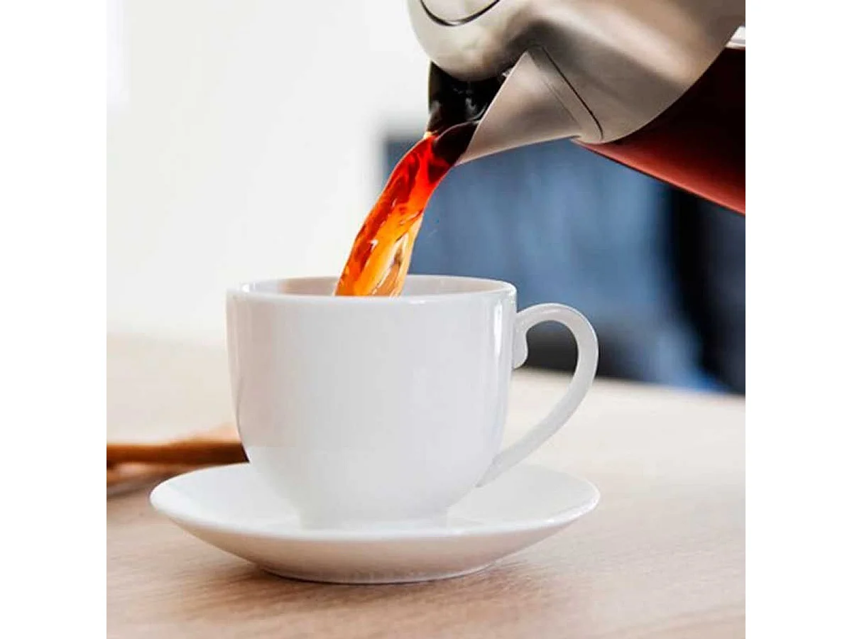 Hervidor de agua eléctrico Thermosense 370 Clear Cecotec 1,7L 2200W vidrio de borosilicato