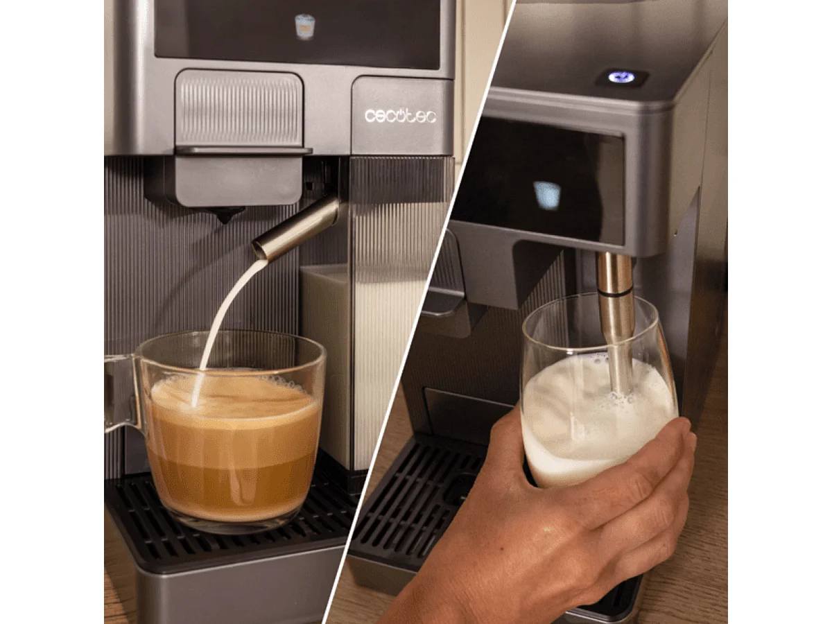 Cafetera multicápsula Cecotec FreeStyle Latte T 1350W 1,6L 4 en 1 gris