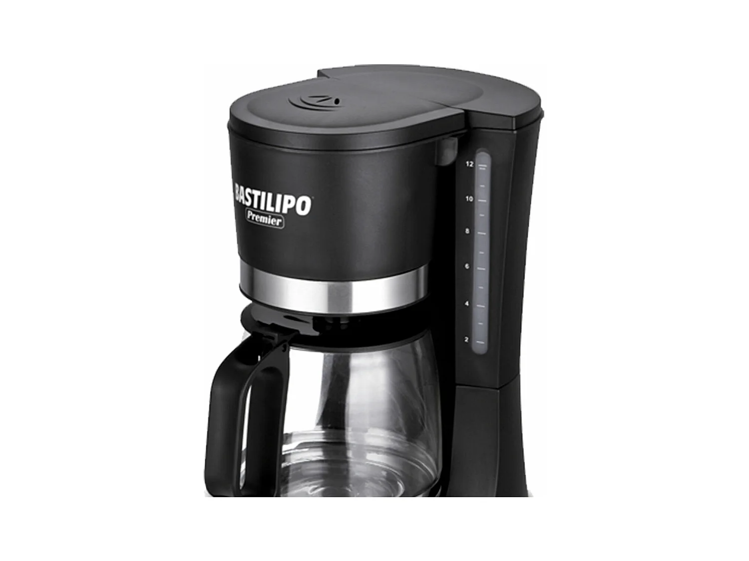 Cafetera de goteo Serie Mokka goteo Bastilipo 680W 12 tazas negro