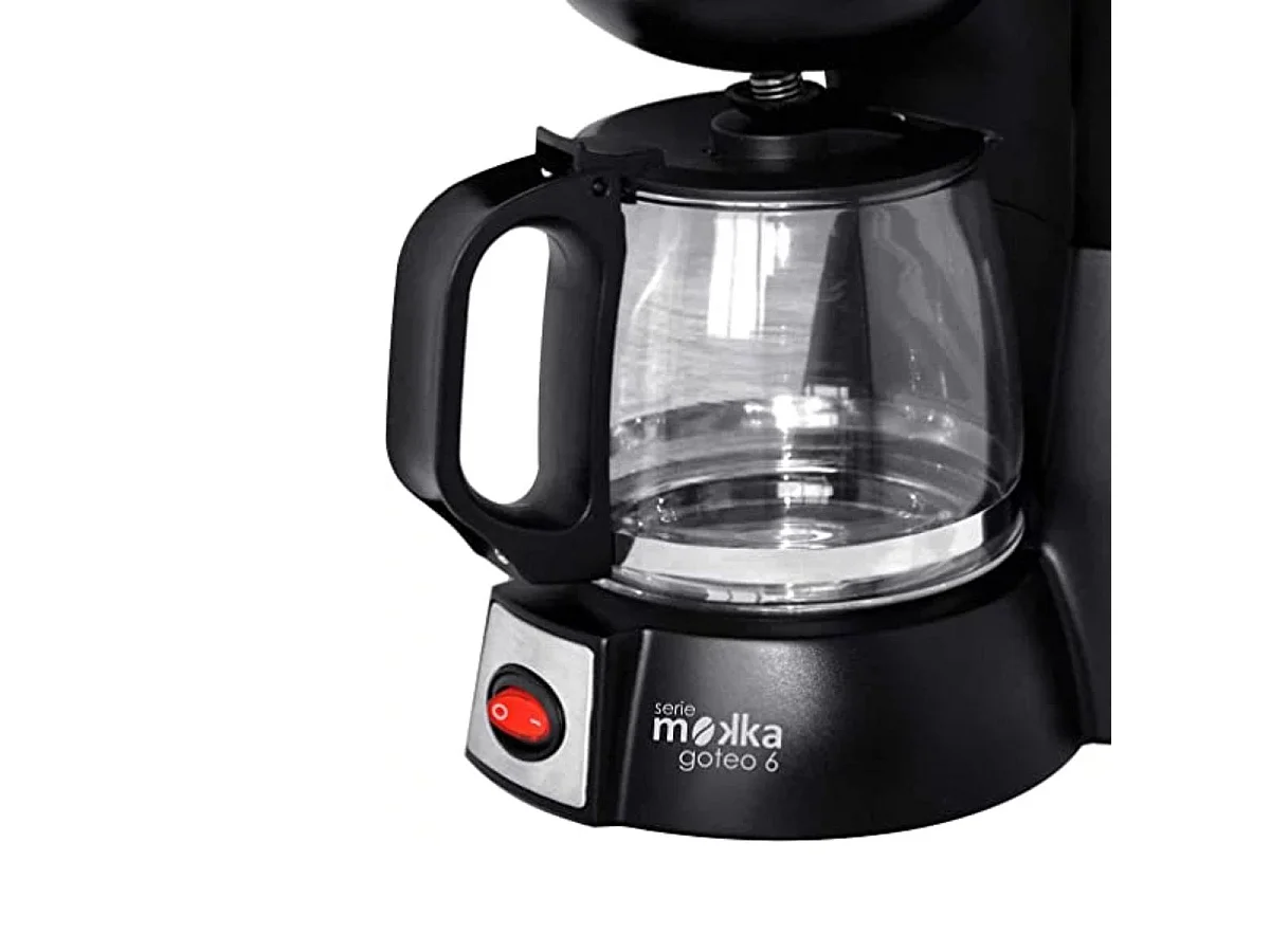 Cafetera de goteo Mokka Goteo 6 Bastilipo 600W 6 tazas negro