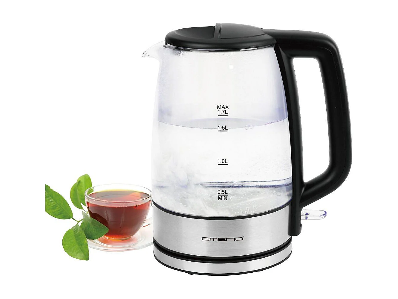 Hervidor Emerio WK-130126 1,7L 2200W acero inoxidable