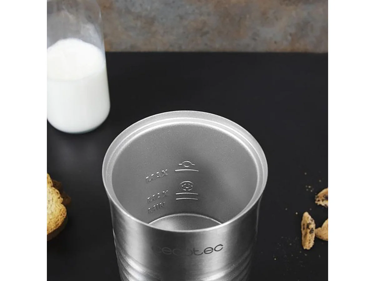 Espumador de leche Cecotec Power Latte Spume 4000 500W 3 modos 115 ml inox