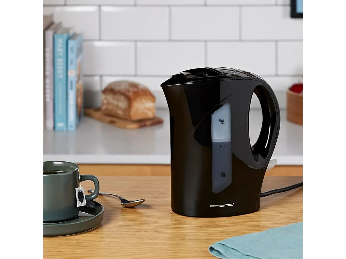 Hervidor Emerio WK-121616.1 900W 1L negro