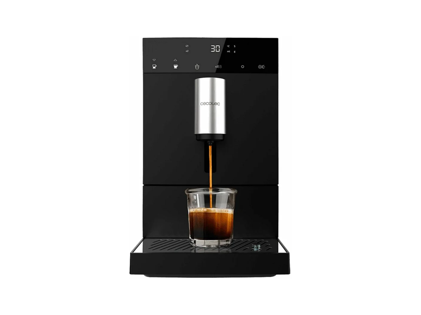 Cafetera superautomática Cecotec Cremmaet Compact 1,1L negro
