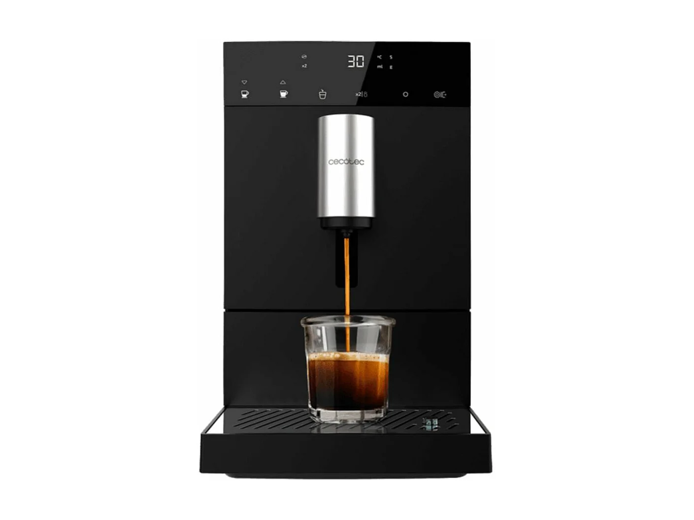 Cafetera superautomática Cecotec Cremmaet Compact 1,1L negro