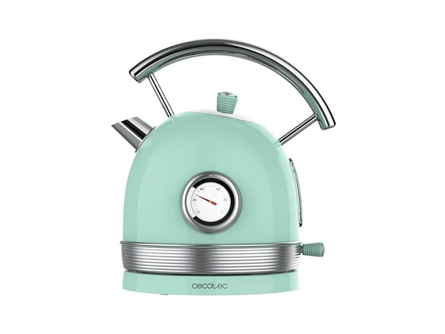 Hervidor de agua Cecotec Thermosense 420 Vintage Light Green 2200W 1,8L verde