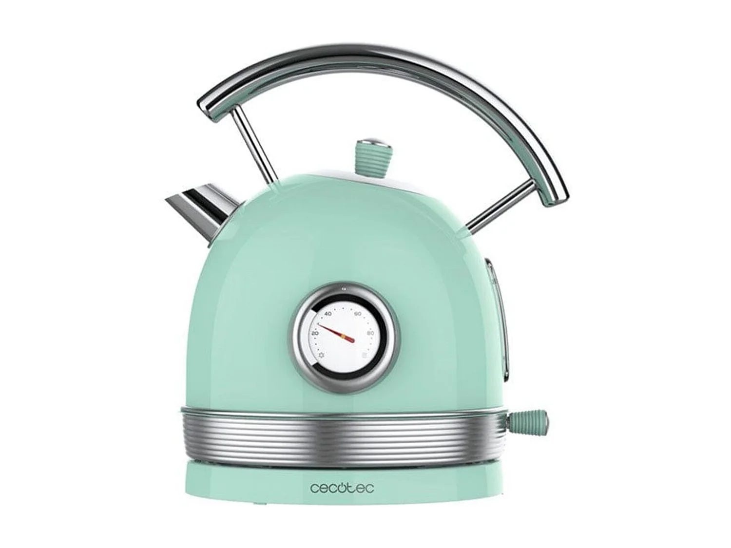 Hervidor de agua Cecotec Thermosense 420 Vintage Light Green 2200W 1,8L verde