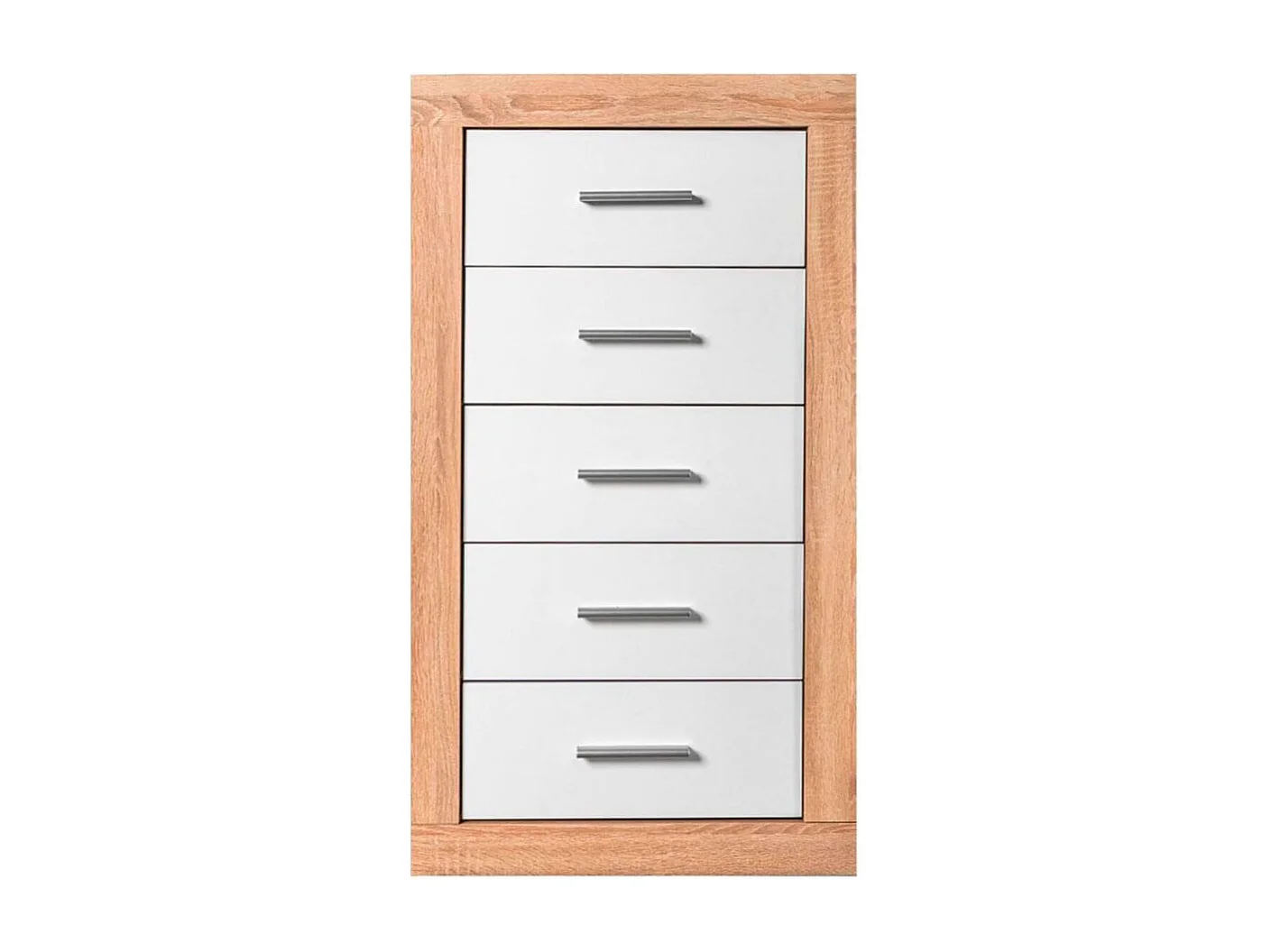 Sinfonier Lara 5 cajones cambria/blanco 108x60x40 cm