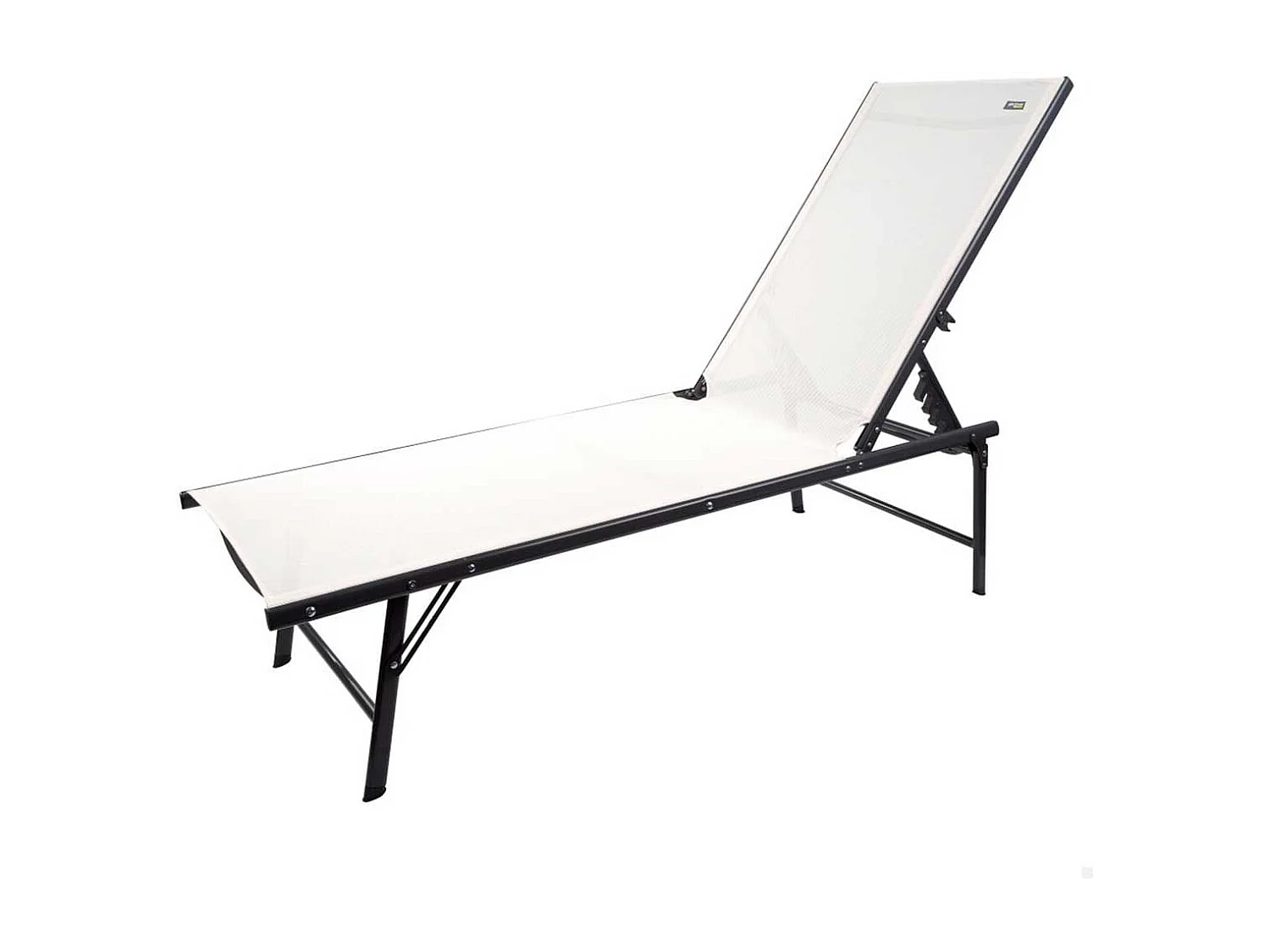 Tumbona Aktive Garden 6 posiciones plegable blanco