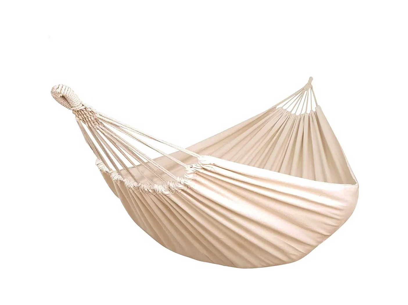 Hamaca colgante Aktive Camping 1 persona con bolsa de transporte beige