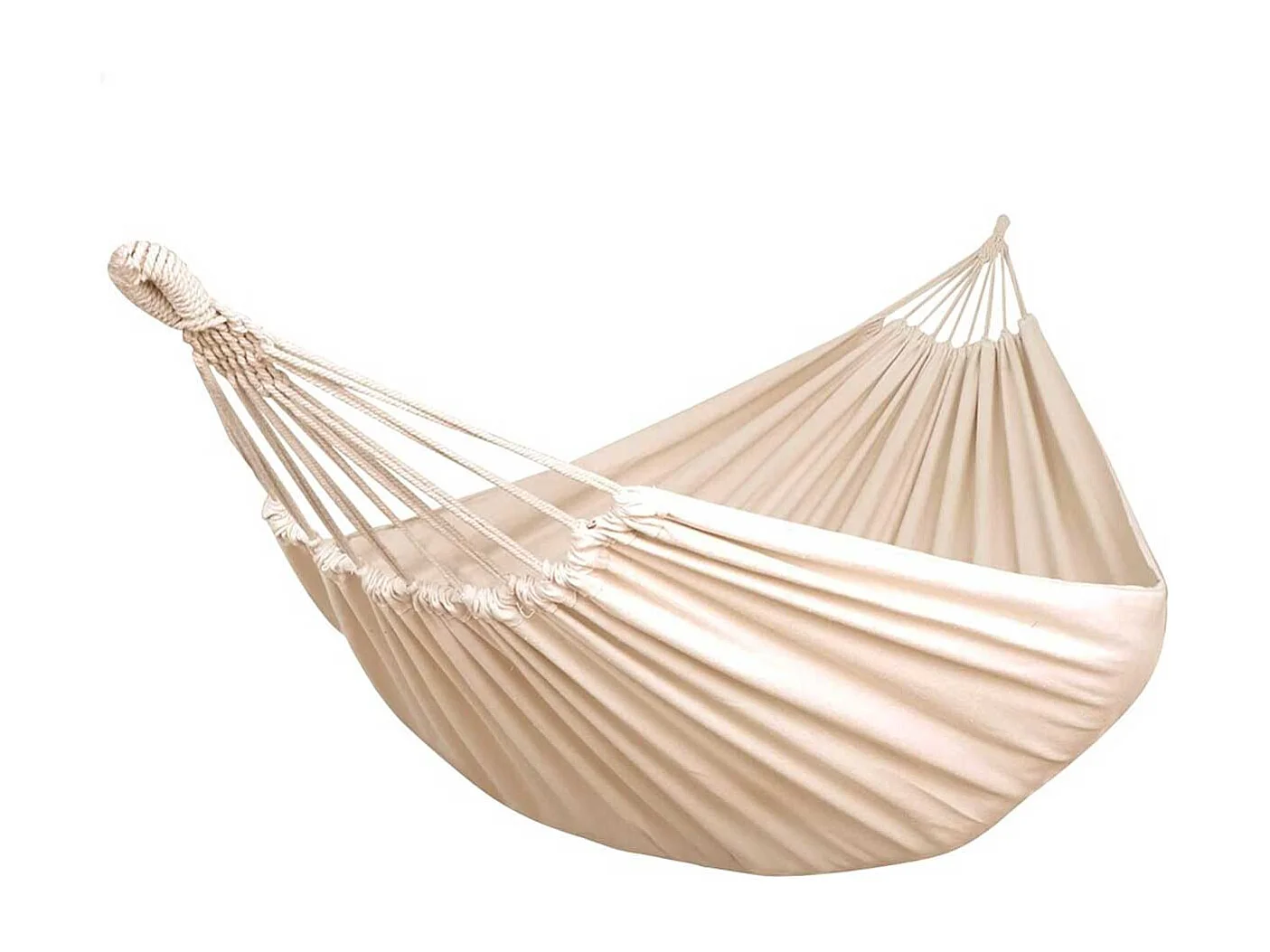 Hamaca colgante Aktive Camping 1 persona con bolsa de transporte beige