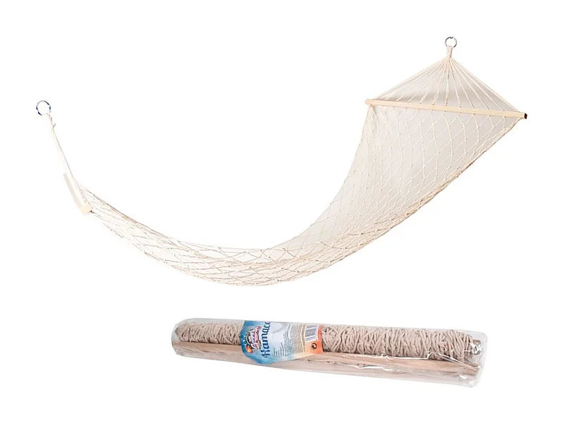 Hamaca colgante blanco 270x80 cm