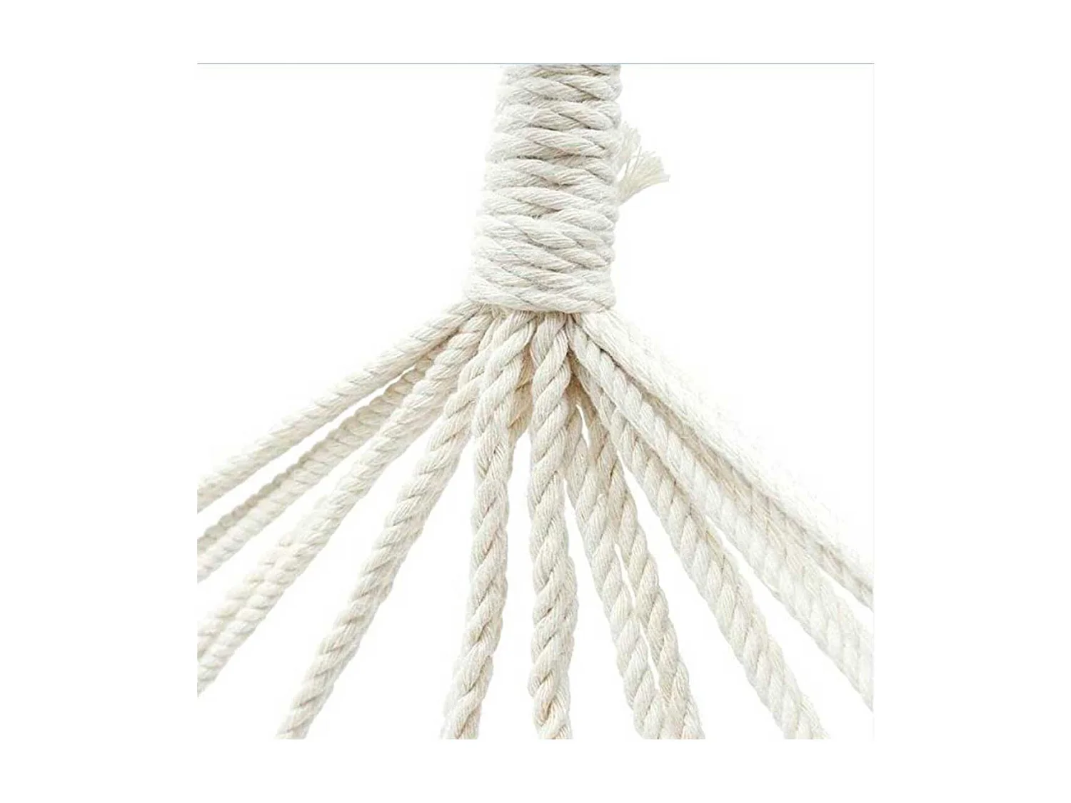 Hamaca colgante blanco 270x80 cm