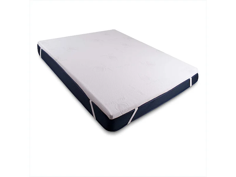 Topper 80 x 190 cm Sobrecolchón Espuma Firmeza Suave 3 cm Grosor