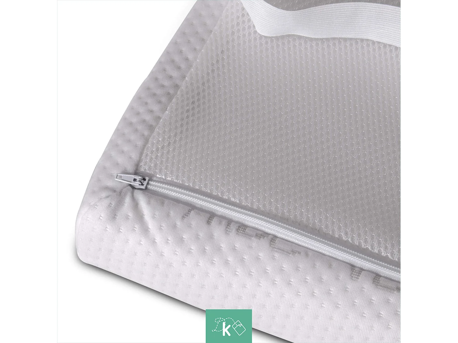 Topper Viscoelástico 135 x 200 cm Sobrecolchón Viscoelástico Funda Aloe Vera 5 cm Grosor