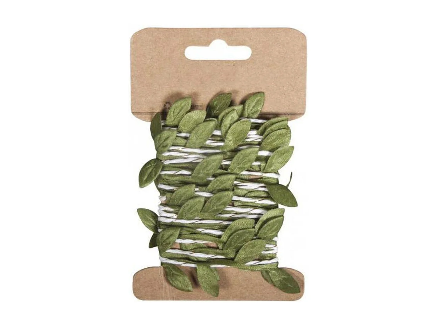 Guirnaldas de hojas verdes de papel de 4 x 2 m