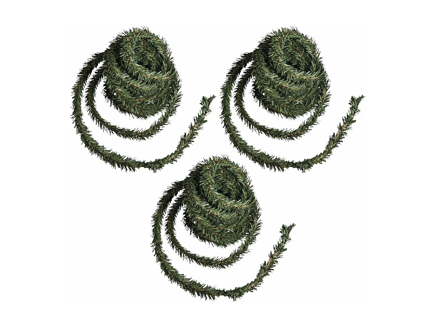 3 mini guirnaldas de árboles de 2 cm x 3 m