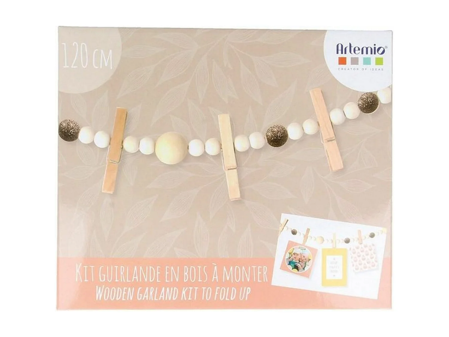 3 coffrets DIY décorations de Noël - Guirlande en bois souvenirs