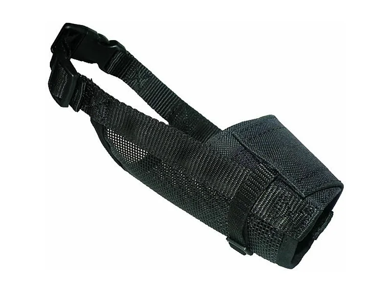 YAGO Museliere en Nylon Noir pour Grand Chien,
