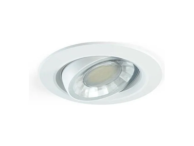 Faretto a led da incasso tondo orientabile Dimmerabile 8W IP44 3000k