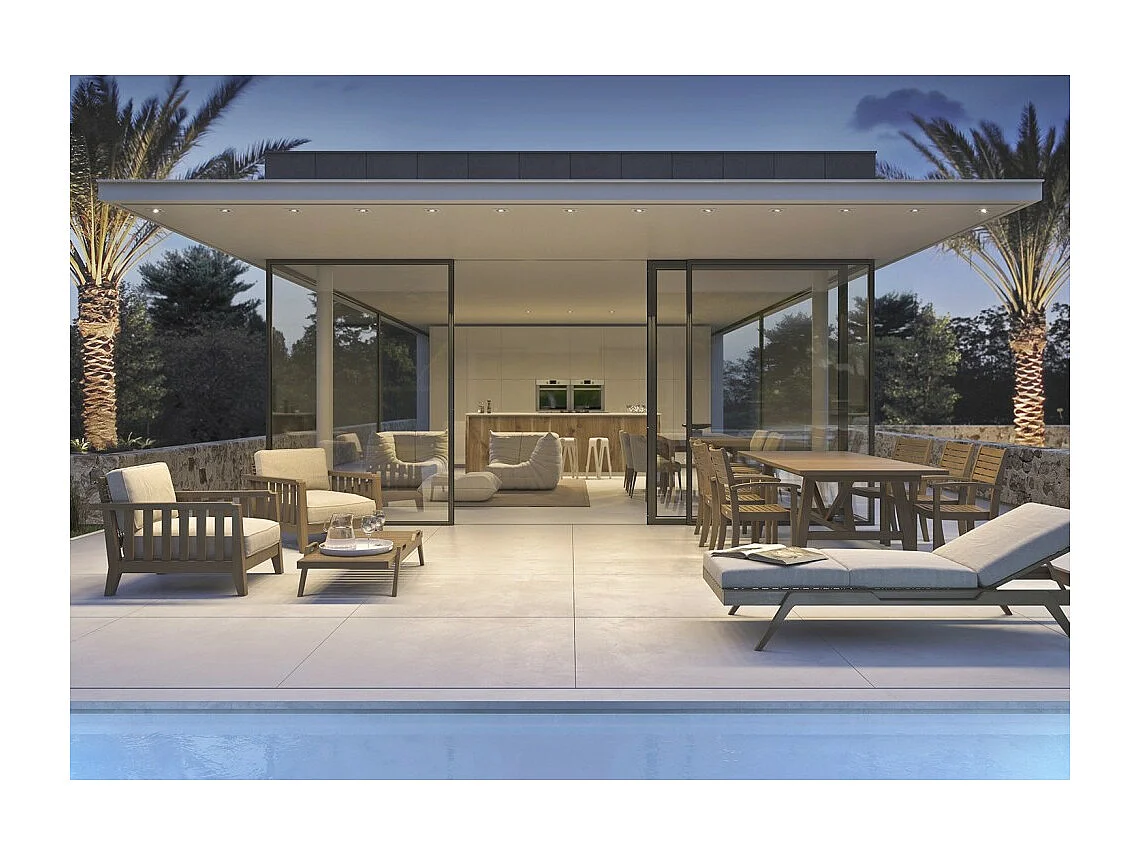 Spot LED encastrable carré orientable Dimmable 8W IP44