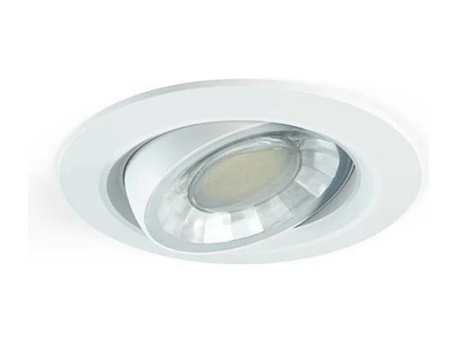 Spot LED encastrable rond orientable Dimmable 8W IP44 4000k
