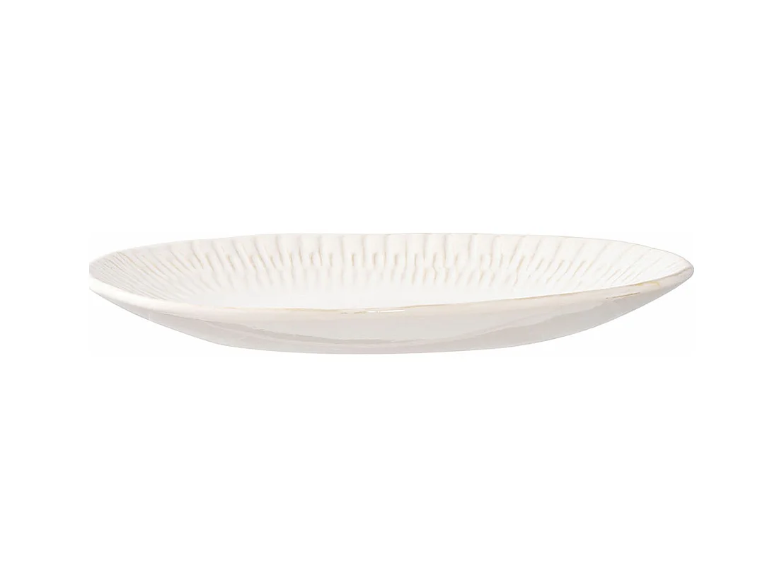 Figueira plat 30x20x4cm blanc.