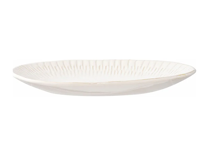 Figueira plat 30x20x4cm blanc.