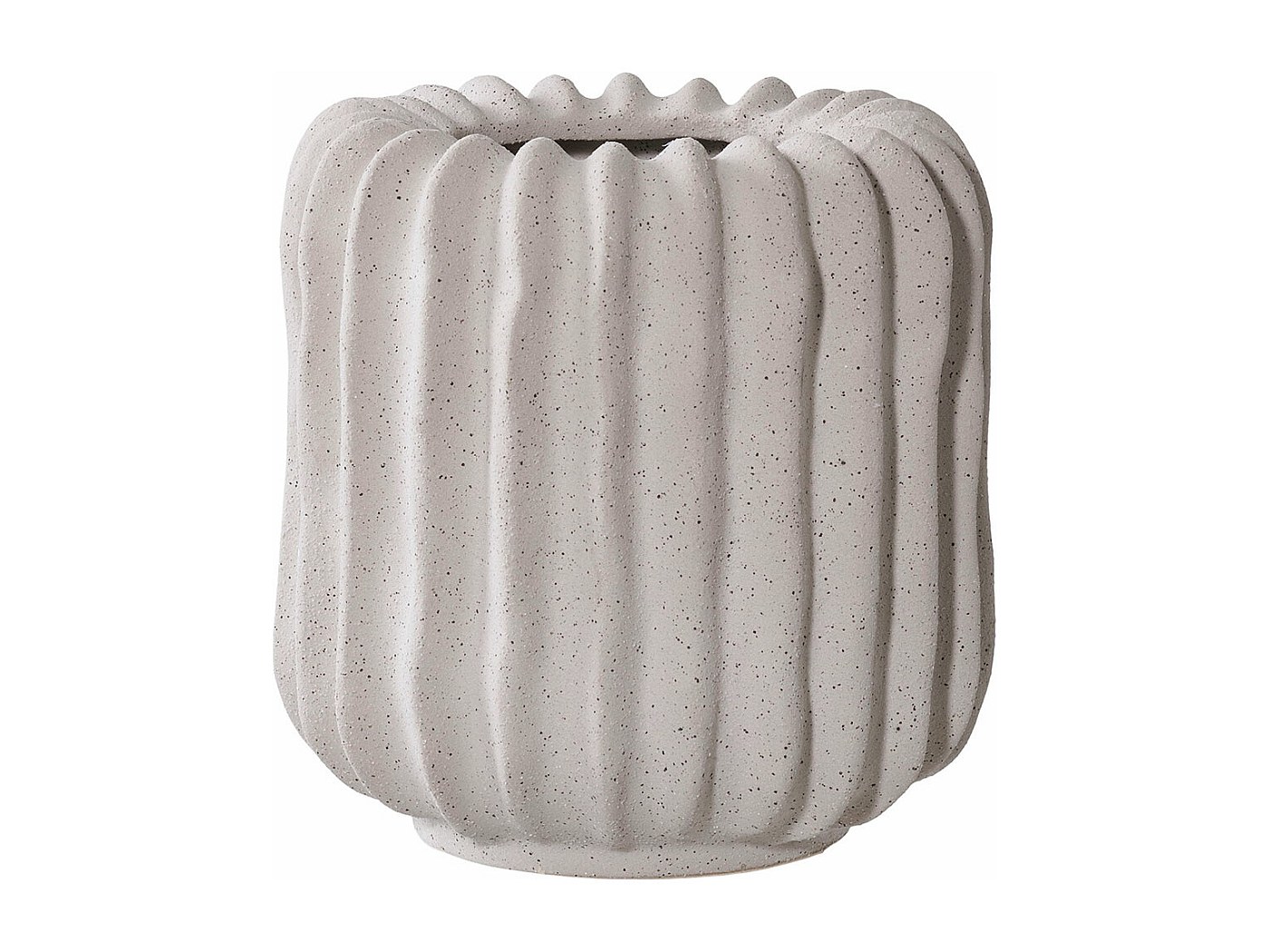 Pot De Fleurs Gris Foncé 49 X 49 X 49 Cm ZELI