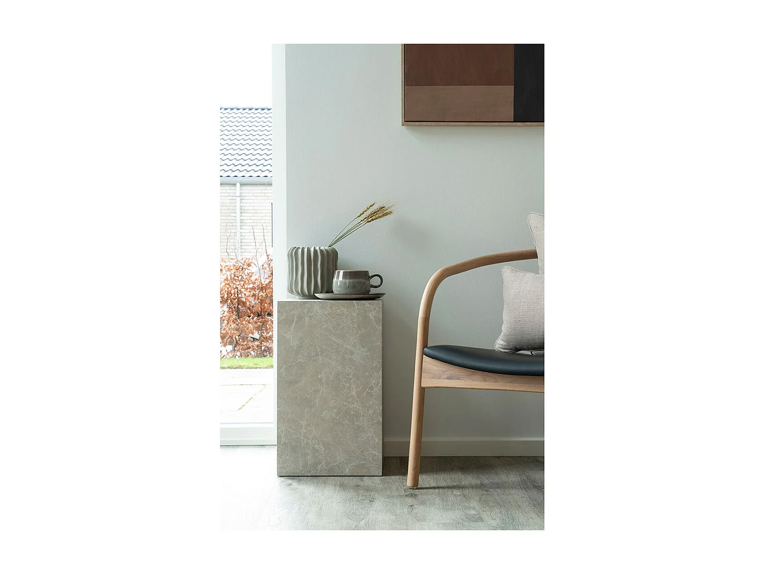 Chaves pot de fleurs gris.