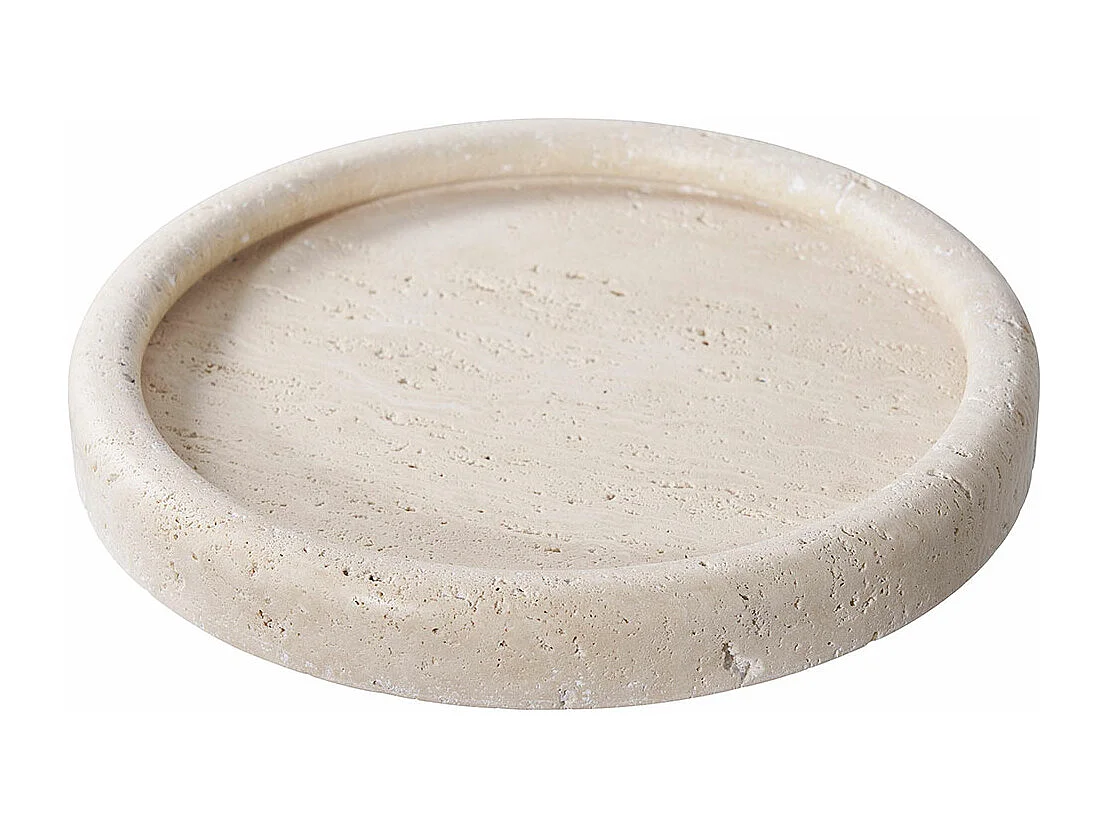 Funchal plateau Ø26cm beige.