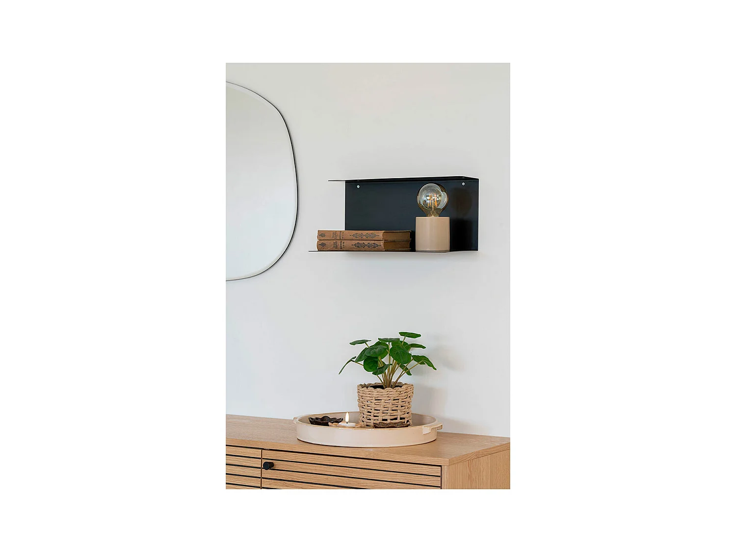 Covilhã Servierplatte Ø37cm weiß.