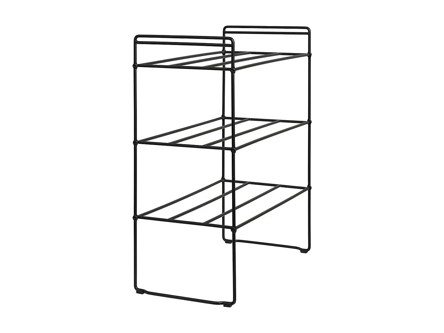SWANSEA zwarte metalen plank
