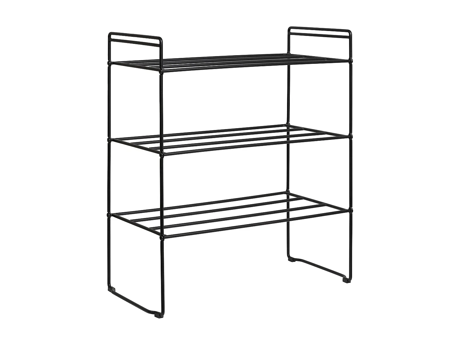 SWANSEA zwarte metalen plank