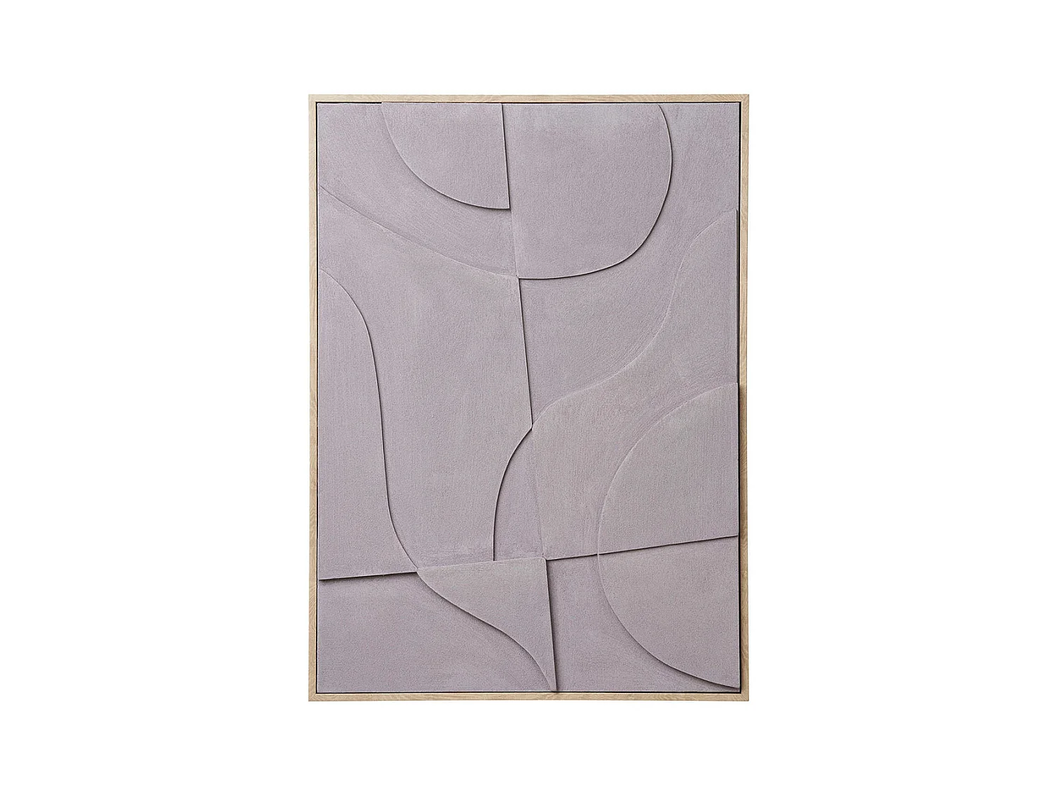 Madeline décoration murale relief NO 2,50 avec cadre 50x70cm couleur sable.