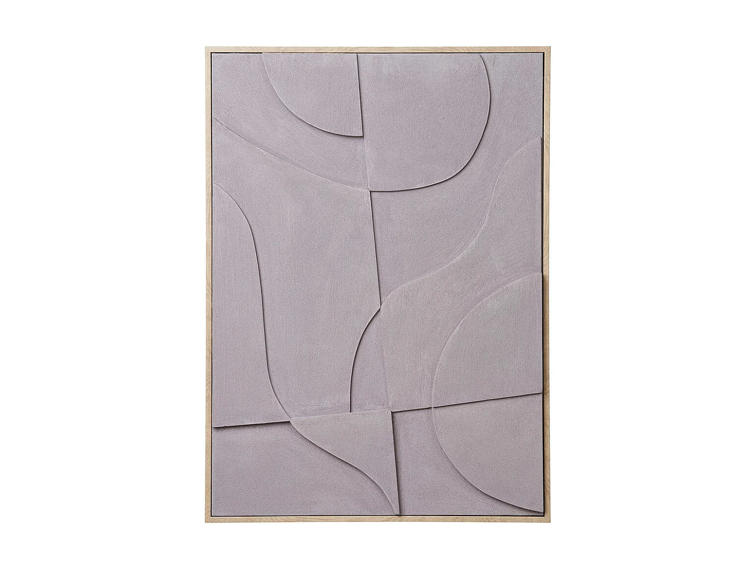 Madeline NO 2,50 relief wanddecoratie met lijst 50x70cm zandkleurig.