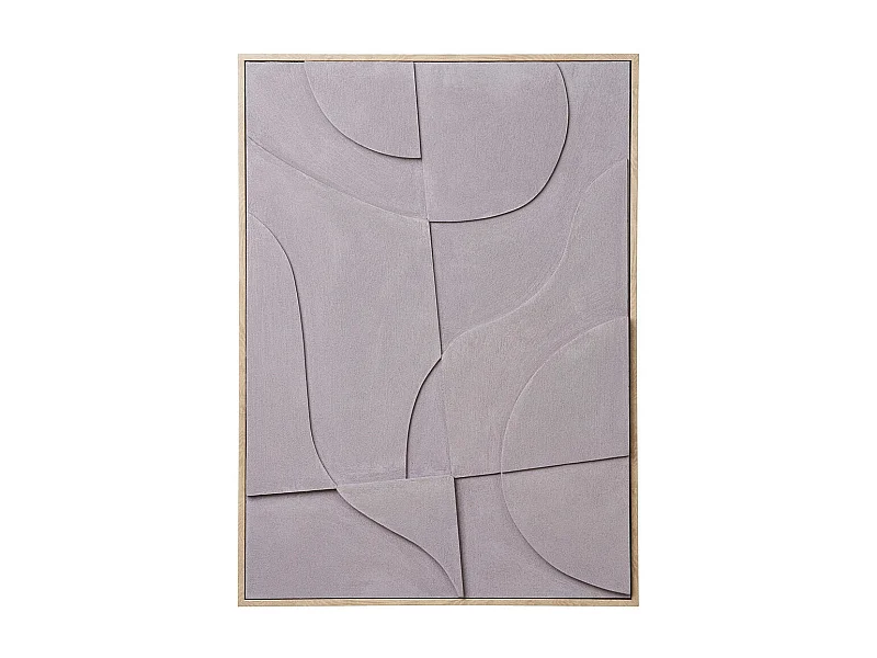 Madeline NO 2,50 relief wanddecoratie met lijst 50x70cm zandkleurig.